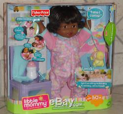 fisher price little mommy walk and giggle doll