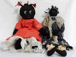 vintage black rag dolls