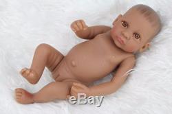 10 African American Baby Doll Black Girl Silicone Reborn Baby Doll Ethnic Doll