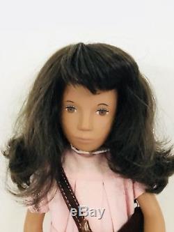 16 African American Black Sasha Doll Original Pink Dress Shoes Purse