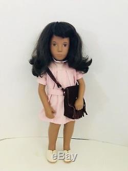 16 African American Black Sasha Doll Original Pink Dress Shoes Purse