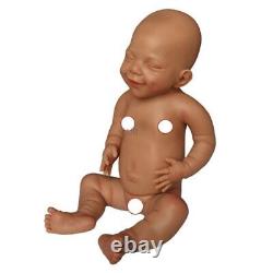 17 African American Doll Lanny Dark Skin Reborn Baby Dolls Black Girl Kids Gift