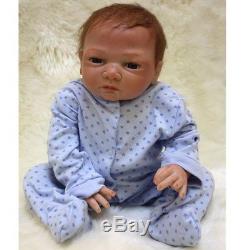 18'' African American Ethnic Lifelike Reborn Baby Doll Body Silicone Newbon Boy