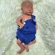 18 Silicone Reborn Doll 5.7lb Cuddle Black Baby African American Newborn Boy