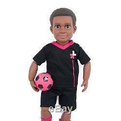 18 boy doll set, caucasian & african american, UN Women Special Edition NEW