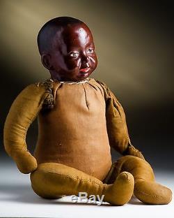 1910-17 Horsman Baby Bumps black / African-American antique 12 doll WA9