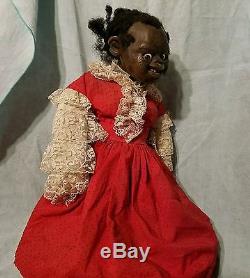 1920's vintage wax african american mary mcewen doll