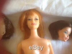 1960's Vintage Lot Midge Barbie Mattel African American Black Ideal Doll Redhead