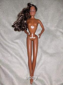1966 Mattel Black African American Doll Barbie Twist & Turn Stunning Excellent