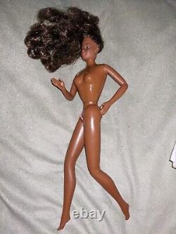 1966 Mattel Black African American Doll Barbie Twist & Turn Stunning Excellent