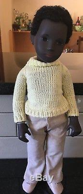 1970's Sasha Serie Caleb Black/African American boy doll #309 16 Original Tag