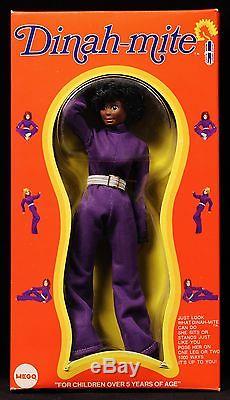 1972 MEGO TOYS 8 DINAH-MITE COLLECTION AFRICAN AMERICAN (BLACK) DOLL FIGURE MIB