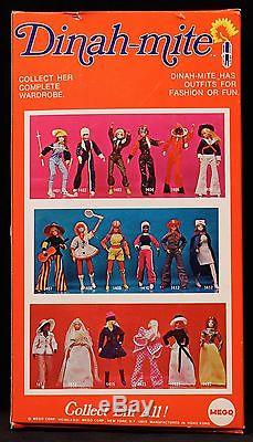 1972 MEGO TOYS 8 DINAH-MITE COLLECTION AFRICAN AMERICAN (BLACK) DOLL FIGURE MIB