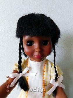 1976 AA TARA AUTHENTIC Black Doll with Hair That Grows African American Ideal