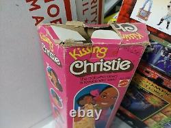 1976 Mattel 2955 Kissing Christie Barbie AA in box the doll who kisses