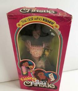 1978 Vintage Kissing Christie A A Barbie Doll NRFB 2955 Mattel with Lipstick NEW