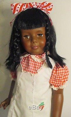 1981 Ideal African American Patti Playpal Doll, Black Hair, Brown Eyes
