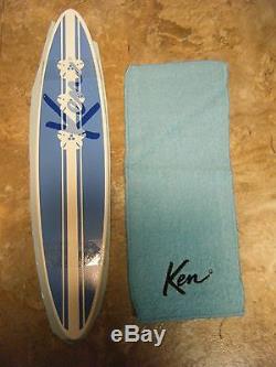 1981 Sunsational Aa Ken Doll, Gaw Wave Runner Ken Fashion & Surf Board