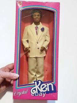 1983 Crystal Barbie & Ken # 4859, 9036 (Black/African American) NRFB