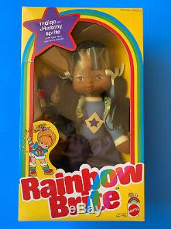 1983 Mattel 7549 Indigo & Hammy Sprite Rainbow Brite Doll New In Box