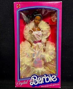 1983 Mattel, Crystal Barbie, No. 4859, African American, NIB