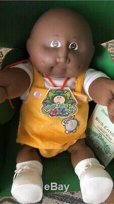 1983 Rare Cabbage Patch Kid African American Boy With Freckles Gideon Budd