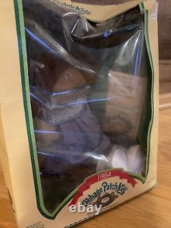1984 Cabbage Patch Kids 16 Black African American Girl Doll New In Box