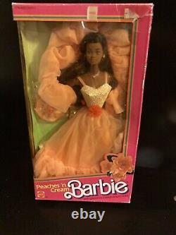 1984 PEACHES'N CREAM Barbie Doll withACCESSORIES AA MIB