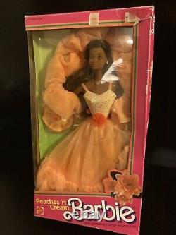 1984 PEACHES'N CREAM Barbie Doll withACCESSORIES AA MIB