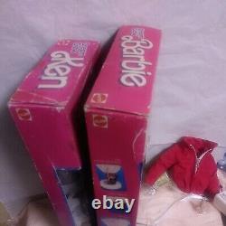 1985 Dream Glow African American Barbie & Ken Dolls Sealed Boxes With Issues