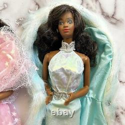 1985 Dream Glow Barbie & Magic Moves African American AA EUC