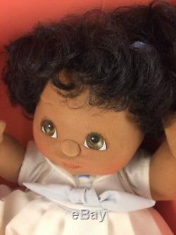 1985 Mattel My Child Doll In Box African American Black Hair Brown Eyes