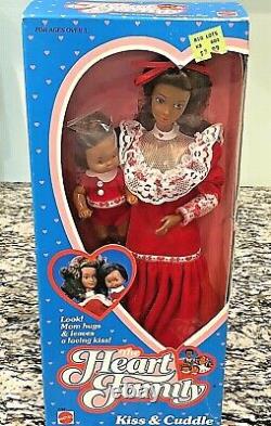 1986 Heart Family Doll AA Kiss & Cuddle Mom & Baby 3768 Steffie Face NRFB