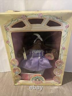 1986 Official Cabbage Patch Kids AA Doll, Purple Dress WithHairbrush & Birth Cert