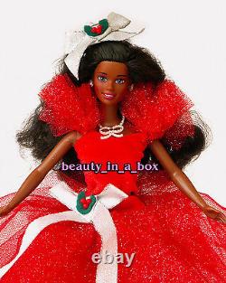 1988 1989 Happy Holidays Barbie Doll NO BOX Custom ReDress AA African American 2