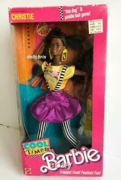 1988 Cool Times CHRISTIE African American Barbie Doll Mattel 3217 NRFB New
