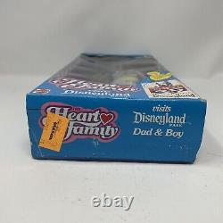 1989 HEART FAMILY Visits Disneyland DAD & BOY African American NRFB NEW AA 7606