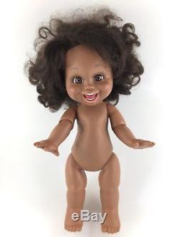 1990 Galoob Baby Face Doll So Funny Natalie Black African American LGTI #5 Gown