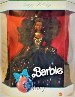 1991 Happy Holidays Barbie Doll African American Special Edition #2696