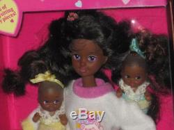 1994 African American Skipper AA BABYSITTER Baby Sitting 3 Babies NRFB 12072