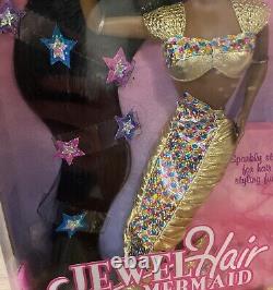 1995 Barbie Jewel Hair Mermaid African American Doll Longest Hair Evernew