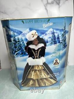 1996 Happy Holidays African American Special Edition Barbie Doll Mattel 15647