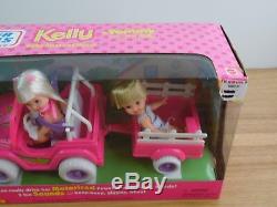 1997 Barbie Kelly and Tommy Power Wheels Jeep Playset Fisher Price Mattel #2
