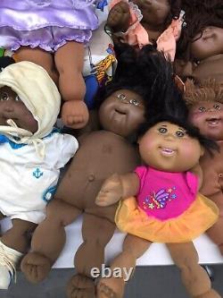 19 VTG & Modern CPK Cabbage Patch Black African American Dolls 80s 90s 00s Used
