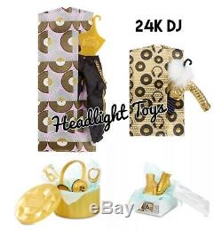 1 LOL Surprise 24K D. J. DJ WAVE 2 OMG 10 Fashion Doll Winter Disco Series RARE