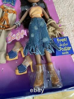 2002 BRATZ Sasha Strut It Fashion Doll MGA Entertainment Rare Missing Plastic