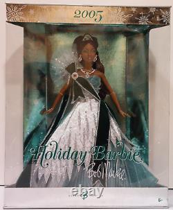 2005 African American HOLIDAY BARBIE Doll Bob Mackie Design NEW in Sealed BOX