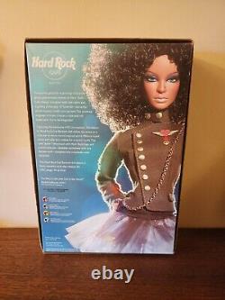 2007 Hard Rock Cafe Barbie Doll African American Limited Gold Label Rare New