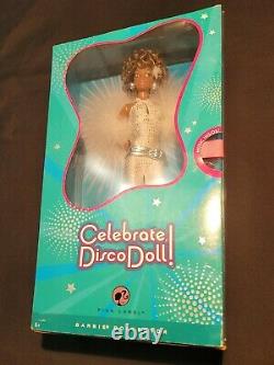 2008 Mattel Barbie Pink Label Celebrate Disco Doll Plays Music-new In Blue Box