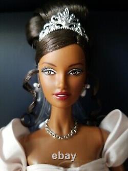 2014 Convention Midnight Celebration Aa Barbie Doll Platinum Mattel Bdh43 Nrfb
